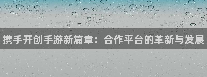 28大神结果查询：携手开创手游新篇章：合作平台的革新与发展